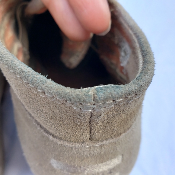 Toms Kala Desert Wedge Suede Booties Size 10 - Picture 8 of 15